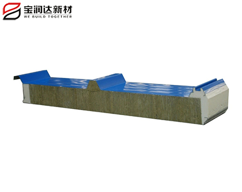 聚氨酯側封巖棉屋面板